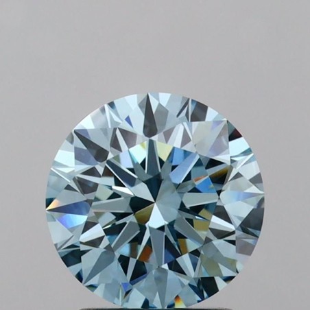 Diament laboratoryjny o barwie fantazyjnej szlif okrągły, 2.09ct, VVS2, Fancy Vivid Blue, IGI LG607390776