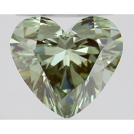 Diament laboratoryjny o barwie fantazyjnej serce, 2.1ct, VVS2, Fancy Vivid Green, IGI LG696569018