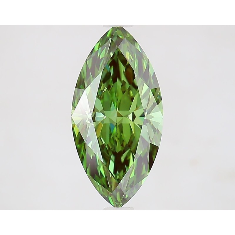 Diament laboratoryjny o barwie fantazyjnej markiza, 2.1ct, VVS2, Fancy Vivid Green, IGI LG739524328 Diament laboratoryjny o barwie fantazyjnej markiza, 2.1ct, VVS2, Fancy Vivid Green, IGI LG739524328