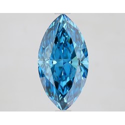 Diament laboratoryjny o barwie fantazyjnej markiza, 2.1ct, VVS2, Fancy Vivid Blue, IGI LG739523777