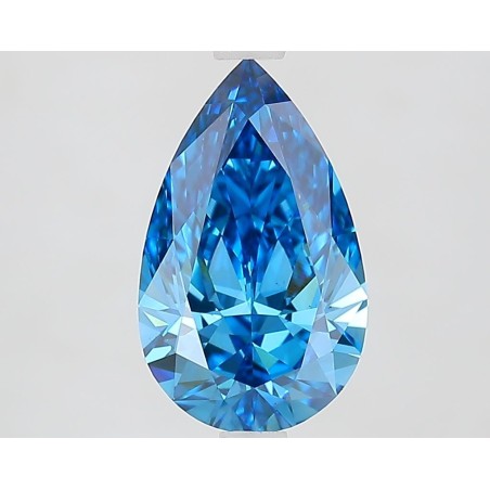 Diament laboratoryjny o barwie fantazyjnej szlif gruszkowy, 2.1ct, VVS2, Fancy Vivid Blue, IGI LG733520284