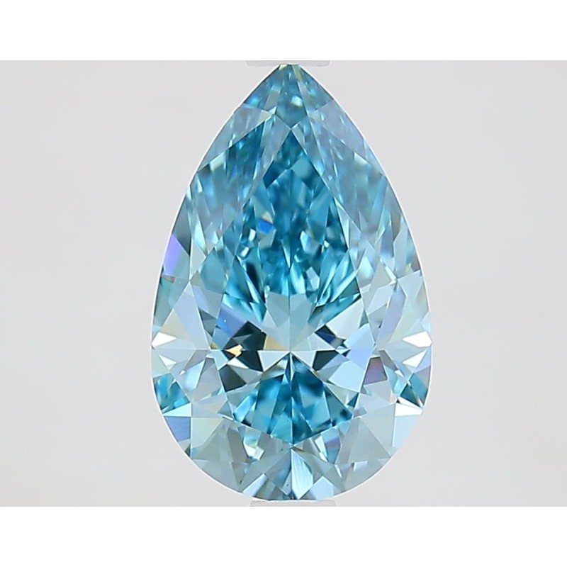Diament laboratoryjny o barwie fantazyjnej szlif gruszkowy, 2.12ct, VVS2, Fancy Vivid Blue, IGI LG696505257 Diament laboratoryjny o barwie fantazyjnej szlif gruszkowy, 2.12ct, VVS2, Fancy Vivid Blue, IGI LG696505257