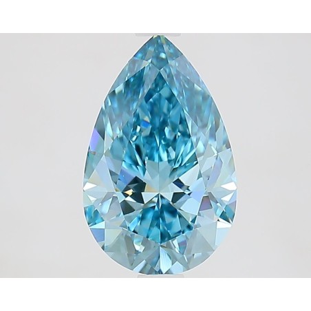 Diament laboratoryjny o barwie fantazyjnej szlif gruszkowy, 2.12ct, VVS2, Fancy Vivid Blue, IGI LG696505257