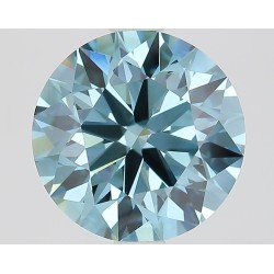 Diament laboratoryjny o barwie fantazyjnej szlif okrągły, 2.2ct, VVS2, Fancy Vivid Blue, IGI LG686501612