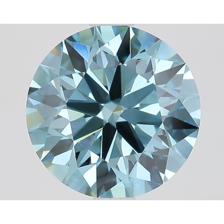 Diament laboratoryjny o barwie fantazyjnej szlif okrągły, 2.2ct, VVS2, Fancy Vivid Blue, IGI LG686501612