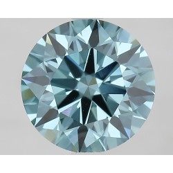 Diament laboratoryjny o barwie fantazyjnej szlif okrągły, 2.24ct, VVS2, Fancy Vivid Blue, IGI LG675530159
