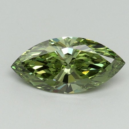 Diament laboratoryjny o barwie fantazyjnej markiza, 1.02ct, VVS2, Fancy Vivid Green, IGI LG650486332
