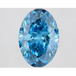 Diament laboratoryjny o barwie fantazyjnej szlif owalny, 2.41ct, VVS2, Fancy Vivid Blue, IGI LG735571440