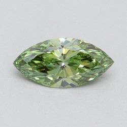 Diament laboratoryjny o barwie fantazyjnej markiza, 1.03ct, VVS2, Fancy Vivid Green, IGI LG611355300
