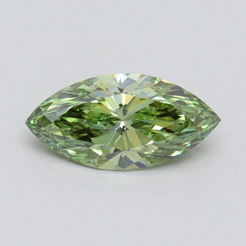 Diament laboratoryjny o barwie fantazyjnej markiza, 1.03ct, VVS2, Fancy Vivid Green, IGI LG611355300 Diament laboratoryjny o barwie fantazyjnej markiza, 1.03ct, VVS2, Fancy Vivid Green, IGI LG611355300
