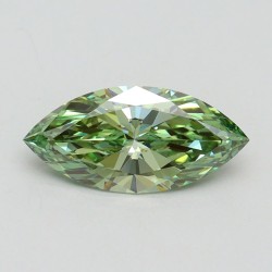 Diament laboratoryjny o barwie fantazyjnej markiza, 1.02ct, VVS2, Fancy Vivid Green, IGI LG610346001