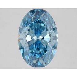 Diament laboratoryjny o barwie fantazyjnej szlif owalny, 2.29ct, VVS2, Fancy Vivid Blue, IGI LG662457053