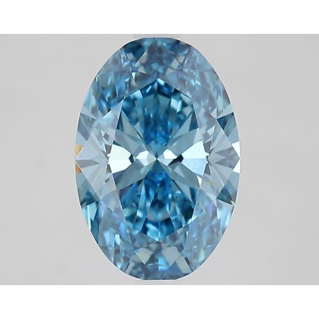 Diament laboratoryjny o barwie fantazyjnej szlif owalny, 2.29ct, VVS2, Fancy Vivid Blue, IGI LG662457053