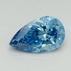 Diament laboratoryjny o barwie fantazyjnej szlif gruszkowy, 1.03ct, VVS2, Fancy Vivid Blue, IGI LG687560147