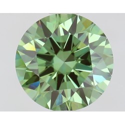 Diament laboratoryjny o barwie fantazyjnej szlif okrągły, 1.3ct, VVS2, Fancy Vivid Green, IGI LG733531080