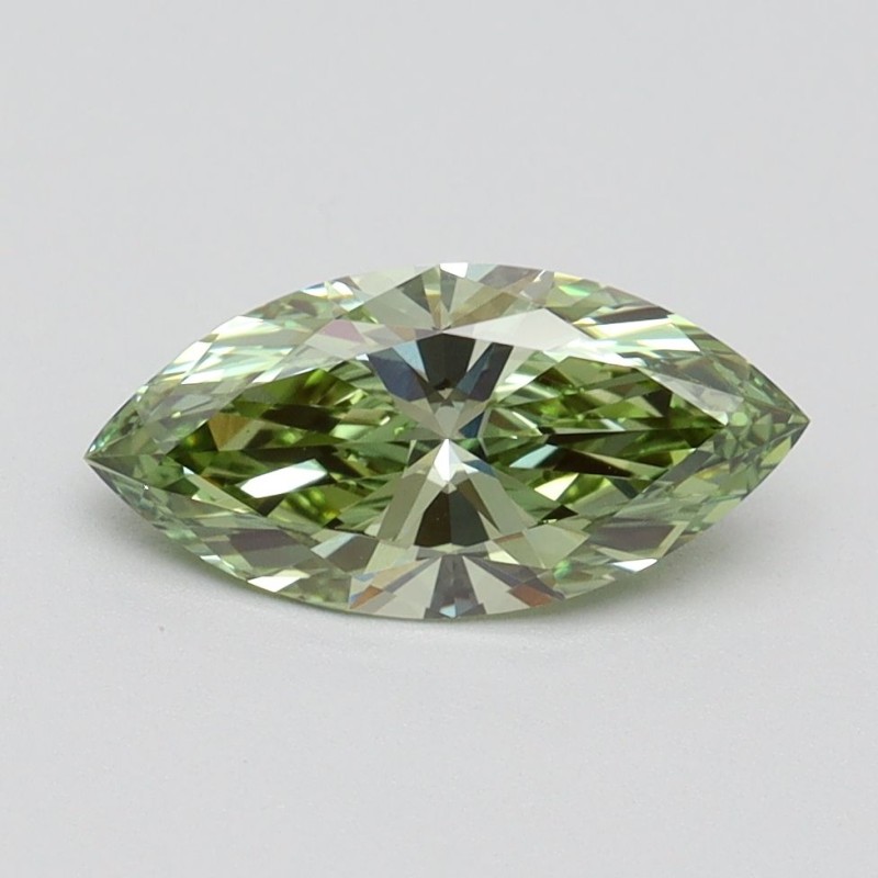 Diament laboratoryjny o barwie fantazyjnej markiza, 1.03ct, VVS2, Fancy Vivid Green, IGI LG614314520 Diament laboratoryjny o barwie fantazyjnej markiza, 1.03ct, VVS2, Fancy Vivid Green, IGI LG614314520