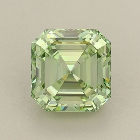 Diament laboratoryjny o barwie fantazyjnej szlif szmaragdowy kwadratowy, 1.03ct, VVS2, Fancy Intense Green, IGI LG649434688