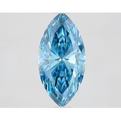 Diament laboratoryjny o barwie fantazyjnej markiza, 1.36ct, VVS1, Fancy Vivid Blue, IGI LG736506692