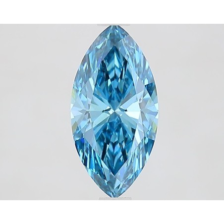 Diament laboratoryjny o barwie fantazyjnej markiza, 1.36ct, VVS1, Fancy Vivid Blue, IGI LG736506692