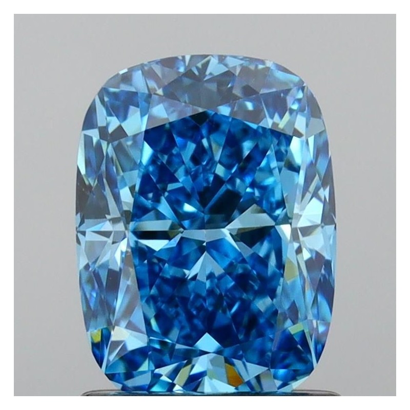 Diament laboratoryjny o barwie fantazyjnej szlif poduszkowy brylantowy, 1.54ct, VVS2, Fancy Vivid Blue, IGI LG639416073 Diament laboratoryjny o barwie fantazyjnej szlif poduszkowy brylantowy, 1.54ct, VVS2, Fancy Vivid Blue, IGI LG639416073