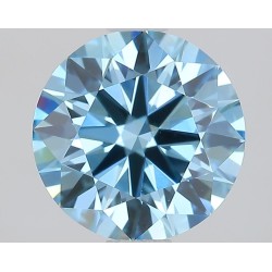 Diament laboratoryjny o barwie fantazyjnej szlif okrągły, 1.26ct, VVS2, Fancy Vivid Blue, IGI LG727565090