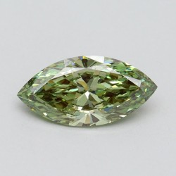 Diament laboratoryjny o barwie fantazyjnej markiza, 1.02ct, VVS2, Fancy Vivid Green, IGI LG610349681