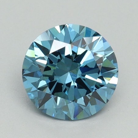Diament laboratoryjny o barwie fantazyjnej szlif okrągły, 1.02ct, VVS2, Fancy Vivid Blue, IGI LG648434895