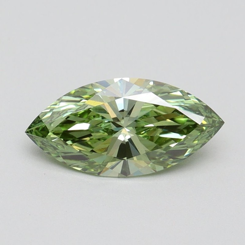 Diament laboratoryjny o barwie fantazyjnej markiza, 1.02ct, VVS2, Fancy Vivid Green, IGI LG614315011 Diament laboratoryjny o barwie fantazyjnej markiza, 1.02ct, VVS2, Fancy Vivid Green, IGI LG614315011