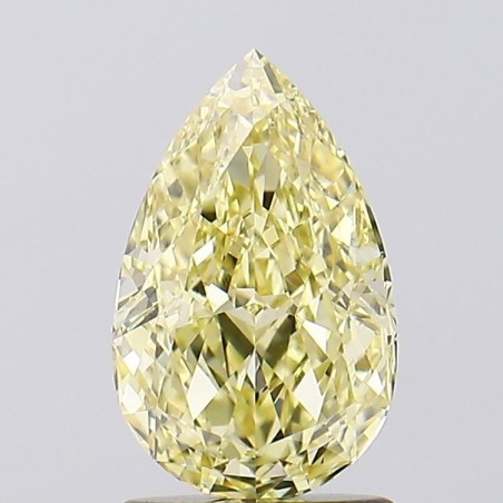 Diament laboratoryjny o barwie fantazyjnej szlif gruszkowy, 1.51ct, VVS2, Fancy Intense Yellow, IGI LG634488965