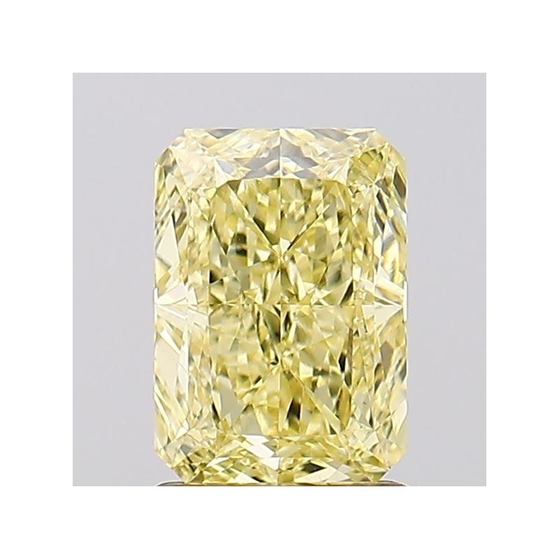 Diament laboratoryjny o barwie fantazyjnej radiant, 1.51ct, VVS2, Fancy Vivid Yellow, IGI LG660435178