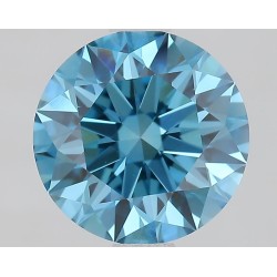 Diament laboratoryjny o barwie fantazyjnej szlif okrągły, 1.65ct, VVS2, Fancy Vivid Blue, IGI LG685556871