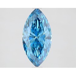 Diament laboratoryjny o barwie fantazyjnej markiza, 1.65ct, VVS2, Fancy Vivid Blue, IGI LG713528130