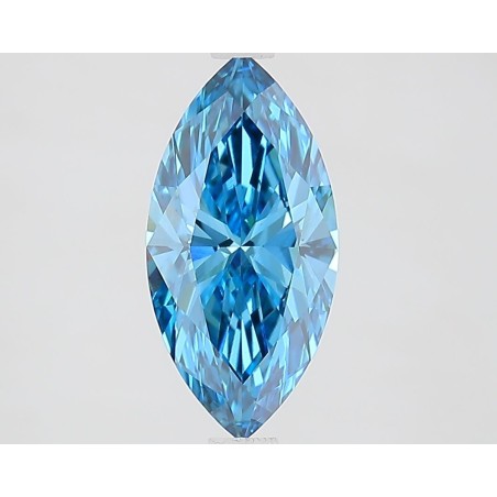 Diament laboratoryjny o barwie fantazyjnej markiza, 1.65ct, VVS2, Fancy Vivid Blue, IGI LG713528130