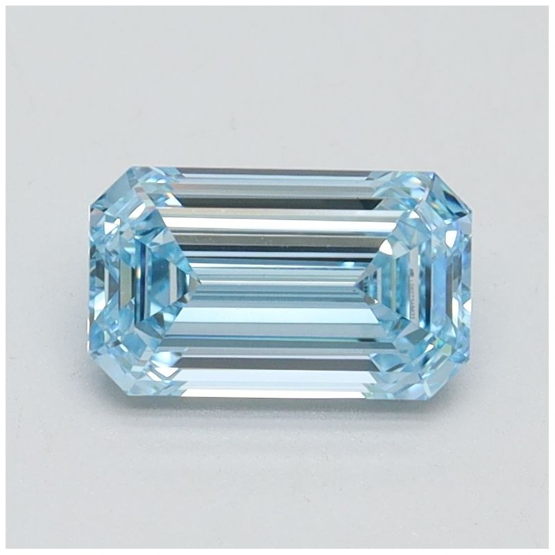 Diament laboratoryjny o barwie fantazyjnej szlif szmaragdowy, 1.01ct, VVS2, Fancy Intense Blue, IGI LG607348677 Diament laboratoryjny o barwie fantazyjnej szlif szmaragdowy, 1.01ct, VVS2, Fancy Intense Blue, IGI LG607348677