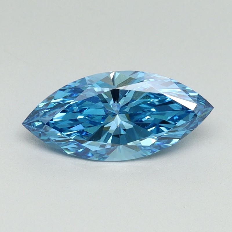 Diament laboratoryjny o barwie fantazyjnej markiza, 1.01ct, VVS2, Fancy Vivid Blue, IGI LG644444208 Diament laboratoryjny o barwie fantazyjnej markiza, 1.01ct, VVS2, Fancy Vivid Blue, IGI LG644444208