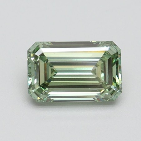 Diament laboratoryjny o barwie fantazyjnej szlif szmaragdowy, 1.01ct, VVS2, Fancy Intense Green, IGI LG614315015