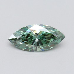 Diament laboratoryjny o barwie fantazyjnej markiza, 1.01ct, VVS2, Fancy Vivid Green, IGI LG611366592
