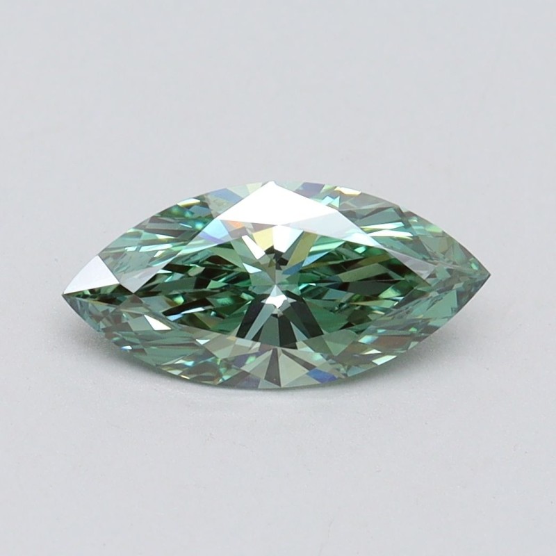 Diament laboratoryjny o barwie fantazyjnej markiza, 1.01ct, VVS2, Fancy Vivid Green, IGI LG611366592 Diament laboratoryjny o barwie fantazyjnej markiza, 1.01ct, VVS2, Fancy Vivid Green, IGI LG611366592