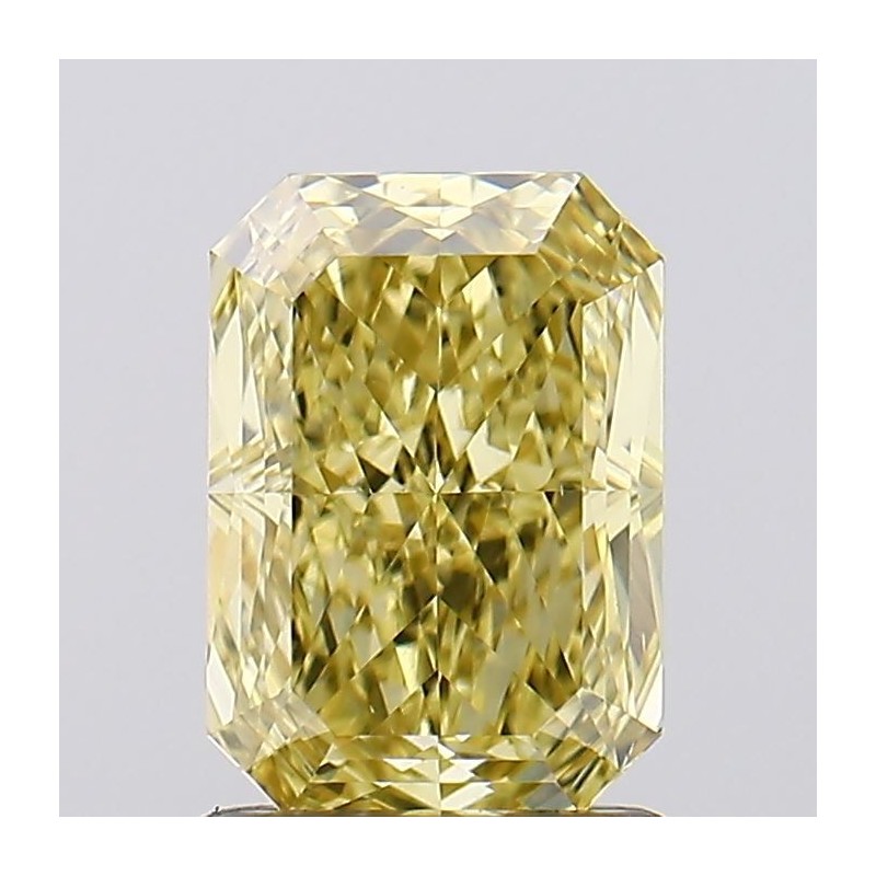 Diament laboratoryjny o barwie fantazyjnej radiant, 1.3ct, VVS2, Fancy Intense Yellow, IGI LG678542688