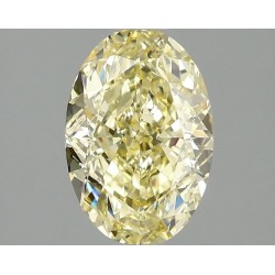 Diament laboratoryjny o barwie fantazyjnej szlif owalny, 1.59ct, VVS2, Fancy Intense Yellow, IGI LG689542757