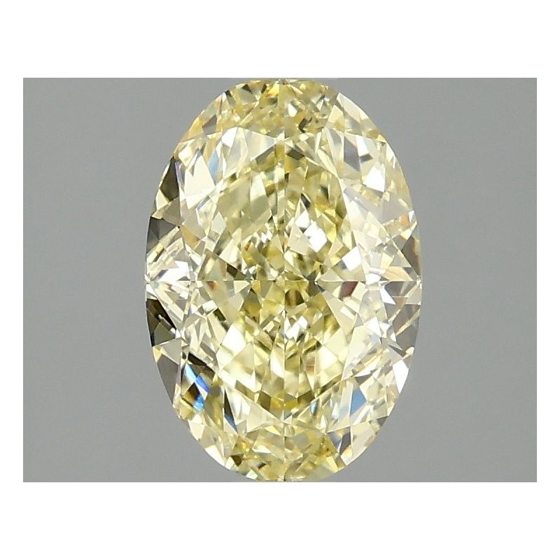 Diament laboratoryjny o barwie fantazyjnej szlif owalny, 1.59ct, VVS2, Fancy Intense Yellow, IGI LG689542757
