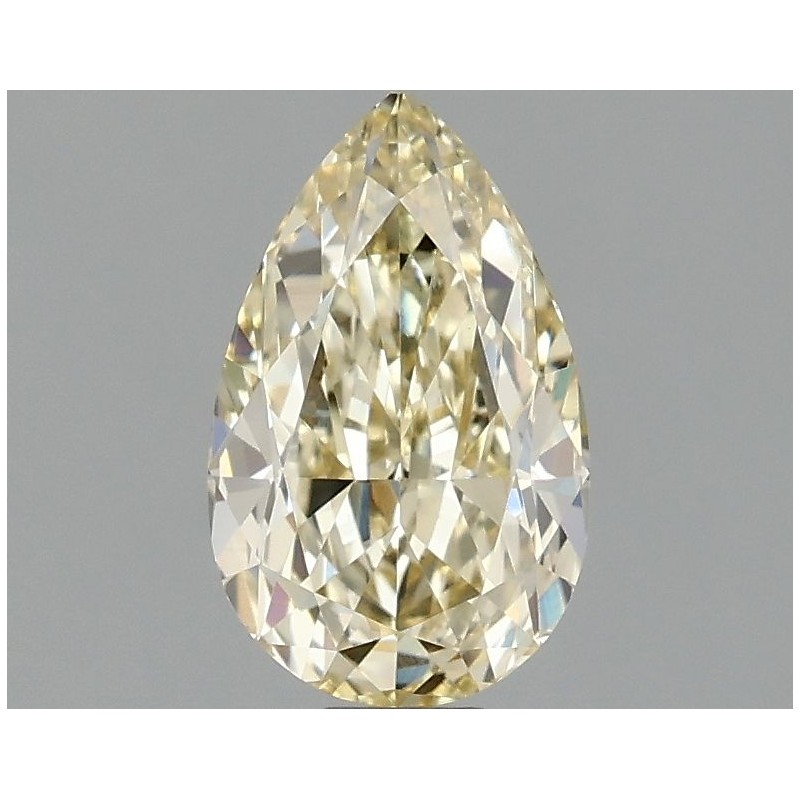 Diament laboratoryjny o barwie fantazyjnej szlif gruszkowy, 1.02ct, VVS2, Fancy Yellow, IGI LG689586825