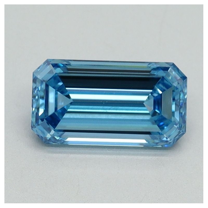 Diament laboratoryjny o barwie fantazyjnej szlif szmaragdowy, 1.02ct, VVS2, Fancy Vivid Blue, IGI LG644430754 Diament laboratoryjny o barwie fantazyjnej szlif szmaragdowy, 1.02ct, VVS2, Fancy Vivid Blue, IGI LG644430754