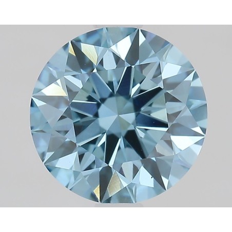 Diament laboratoryjny o barwie fantazyjnej szlif okrągły, 1.59ct, VVS2, Fancy Vivid Blue, IGI LG662457058
