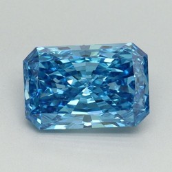 Diament laboratoryjny o barwie fantazyjnej radiant, 1.02ct, VVS2, Fancy Vivid Blue, IGI LG644444202