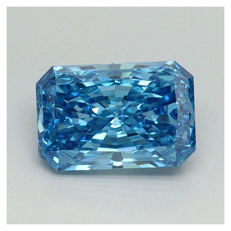 Diament laboratoryjny o barwie fantazyjnej radiant, 1.02ct, VVS2, Fancy Vivid Blue, IGI LG644444202