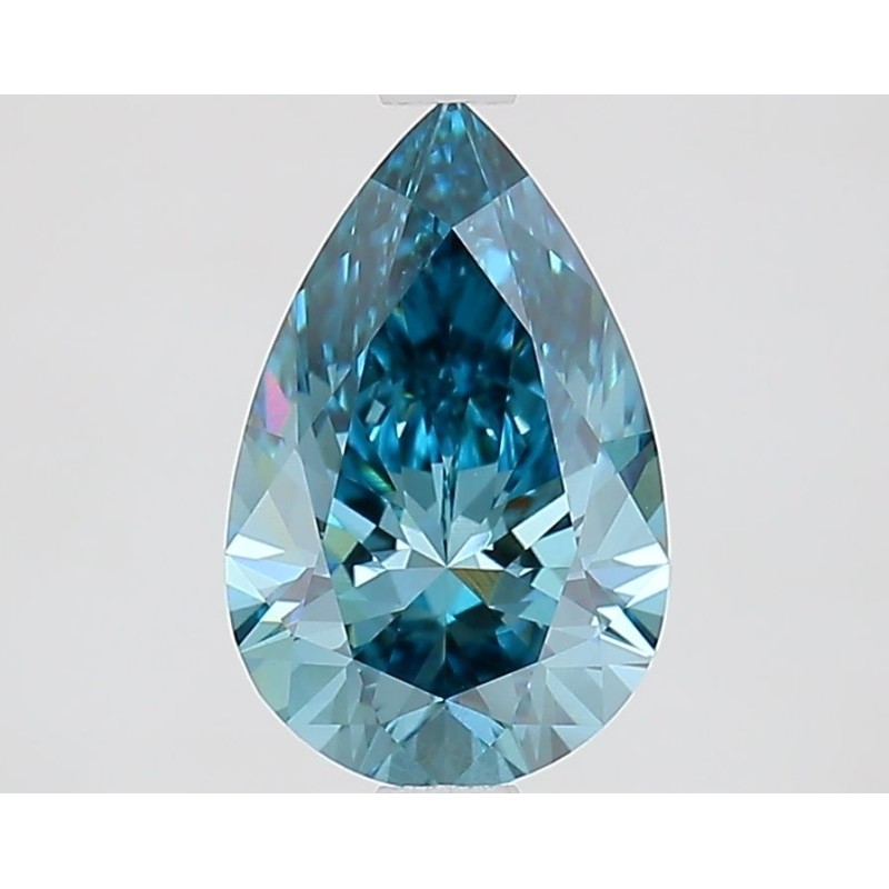 Diament laboratoryjny o barwie fantazyjnej szlif gruszkowy, 1.63ct, VVS2, Fancy Vivid Blue, IGI LG698567327 Diament laboratoryjny o barwie fantazyjnej szlif gruszkowy, 1.63ct, VVS2, Fancy Vivid Blue, IGI LG698567327