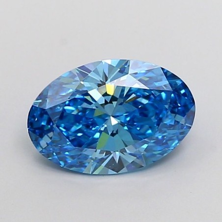 Diament laboratoryjny o barwie fantazyjnej szlif owalny, 2.03ct, VVS2, Fancy Vivid Blue, IGI LG723523030