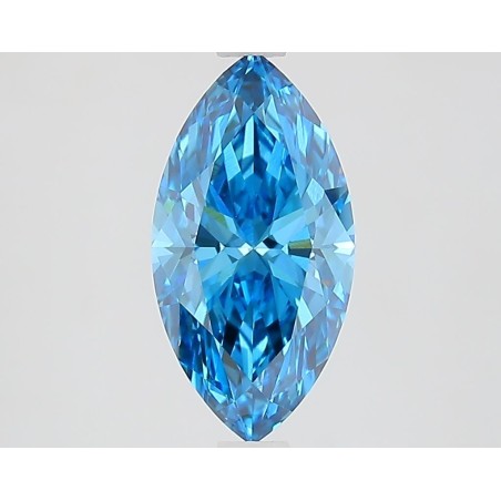 Diament laboratoryjny o barwie fantazyjnej markiza, 1.68ct, VVS2, Fancy Vivid Blue, IGI LG726526513