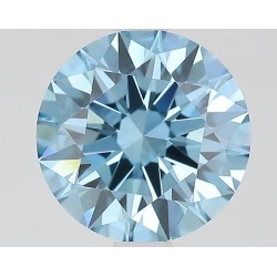 Diament laboratoryjny o barwie fantazyjnej szlif okrągły, 1.64ct, VVS2, Fancy Vivid Blue, IGI LG688519280